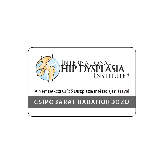 NANDU Bébi Csatos hordozó - farmerkék-szürke