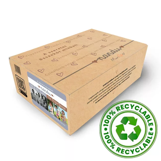 NANDU Totyogó Csatos hordozó - padlizsánlila-szürke