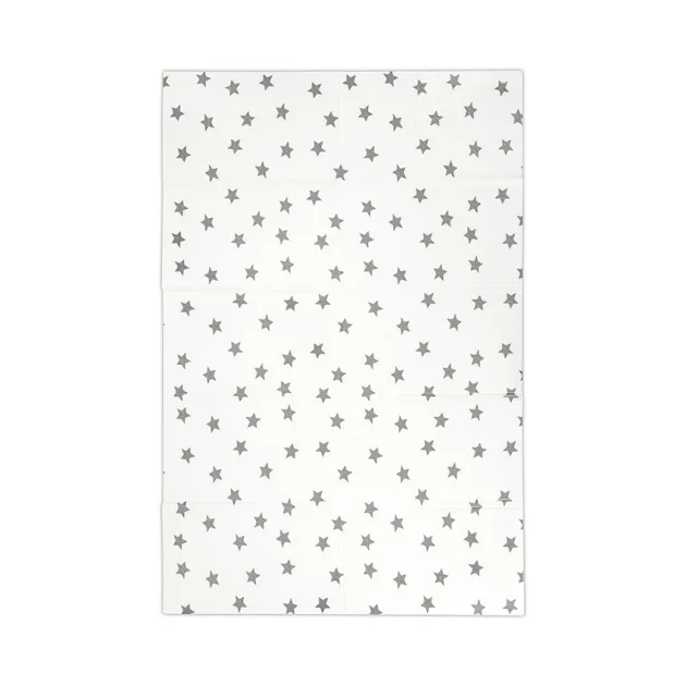 Lorelli Összehajtható 2 oldalas thermo játszószőnyeg 120x180cm - Grey Buddies & stars
