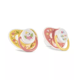 Baby Care cumi kupakkal 2db 6M+ - YELLOW/PINK