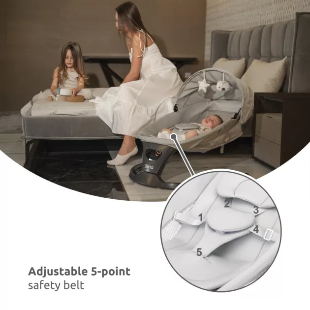 Lorelli Siena elektromos babahinta - Light Grey