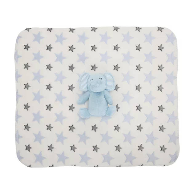 Lorelli Nappy takaró 75x90 cm - Blue Elephant