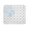 Lorelli Poffy Duo takaró 75x90 cm párnával 45x30 cm - White Blue Teddy Bear