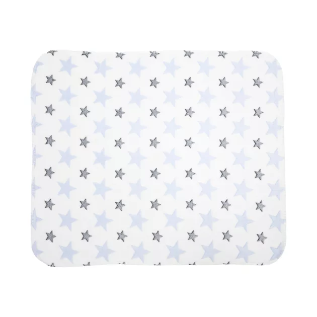 Lorelli Poffy Duo takaró 75x90 cm párnával 45x30 cm - White Blue Teddy Bear