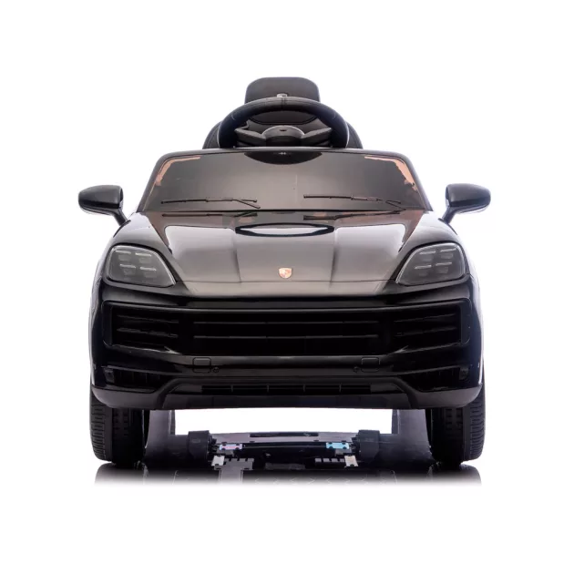 Chipolino Porsche Cayenne elektromos autó bőr üléssel - black