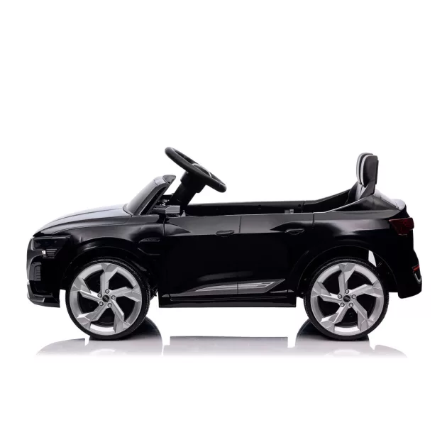 Chipolino Porsche Cayenne elektromos autó bőr üléssel - black