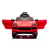 Chipolino Porsche Cayenne elektromos autó bőr üléssel - red