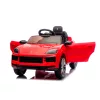 Chipolino Porsche Cayenne elektromos autó bőr üléssel - red