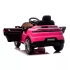 Chipolino Porsche Cayennee lektromos autó bőr üléssel - pink