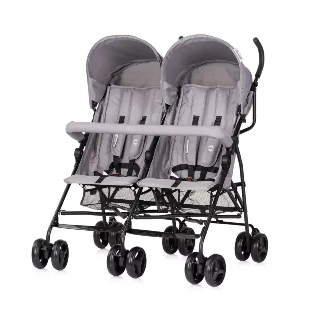 Chipolino Double Point iker babakocsi - Cloud grey