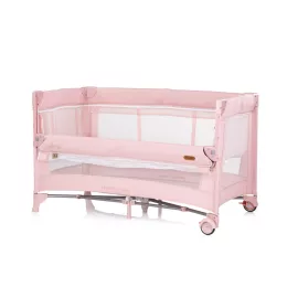 Chipolino Glory multifunkciós utazóágy - pink marshemllow
