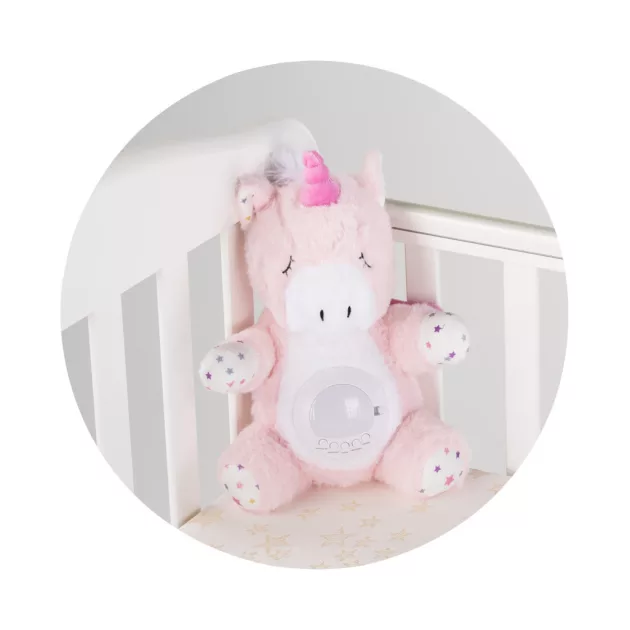 Chipolino projektoros zenélő plüss játék - Unicorn