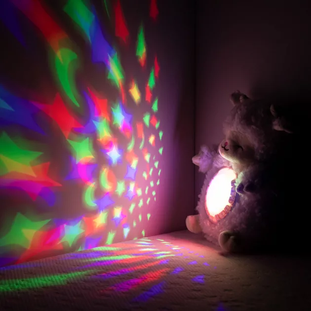 Chipolino projektoros zenélő plüss játék - Lamb