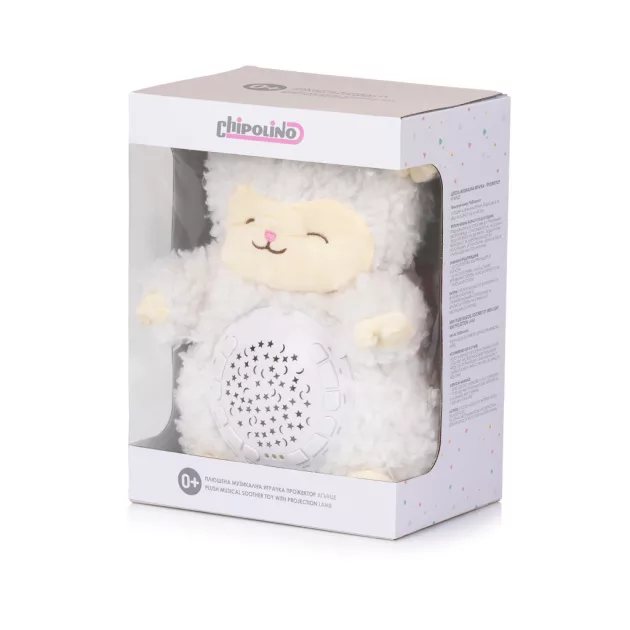 Chipolino projektoros zenélő plüss játék - Lamb