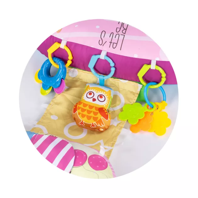 Chipolino multifunkcionális babapárna 5az1 ben - pink