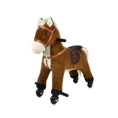 Chipolino lovacska hanggal és kerékkel - brown