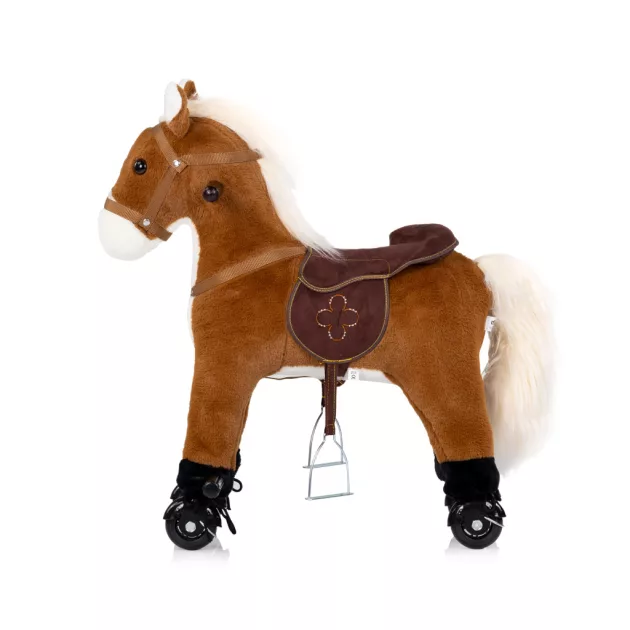 Chipolino lovacska hanggal és kerékkel - brown