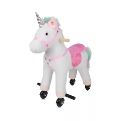 Chipolino lovacska hanggal és kerékkel - pink