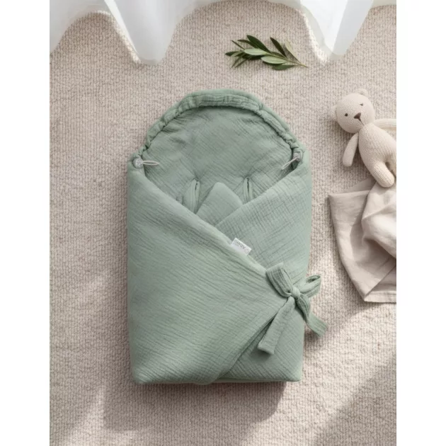 Albero Mio bélelt autósülésbe való pólya - CC4 Green