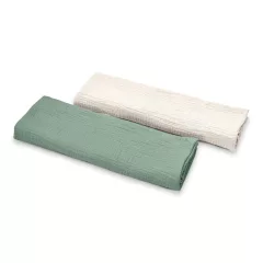 Albero Mio muszlin pelenka, 2 darabos csomag - CC4 Green
