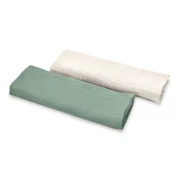 Albero Mio muszlin pelenka, 2 darabos csomag - CC4 Green