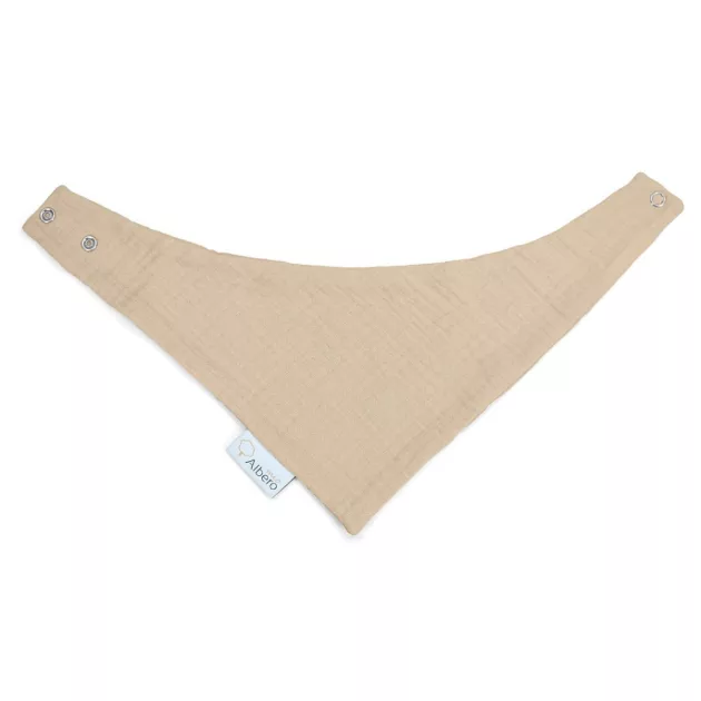 Albero Mio muszlin előke, 2 darabos csomag - WM447 Biscuit beige