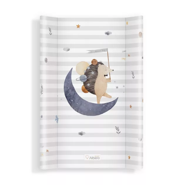 Albero Mio puha pelenkázó lap peremes 70 cm - CP3 Moon hedgehog