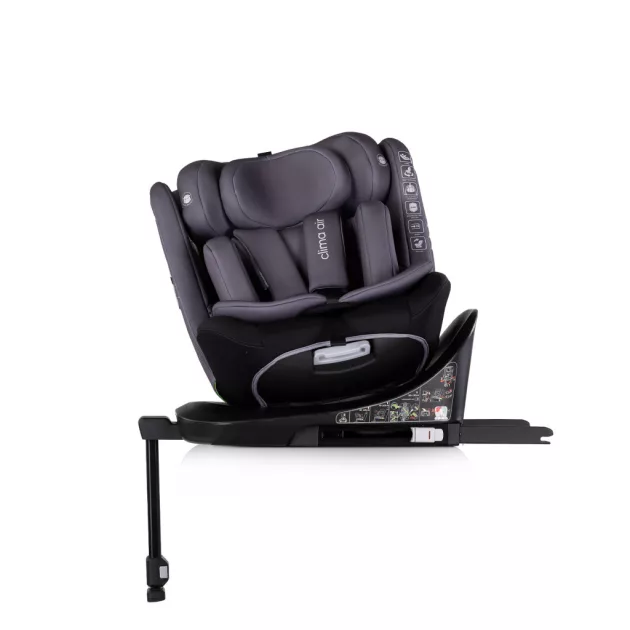 Chipolino Clima Air I-Size autósülés 40-150cm - anthracite