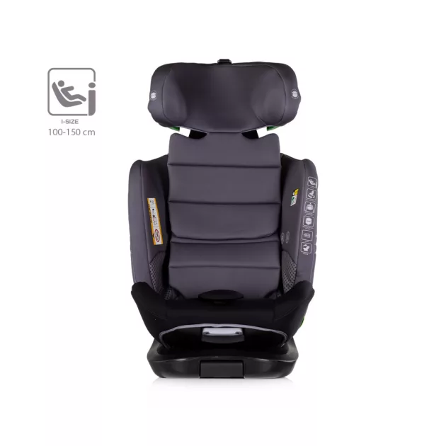 Chipolino Clima Air I-Size autósülés 40-150cm - anthracite