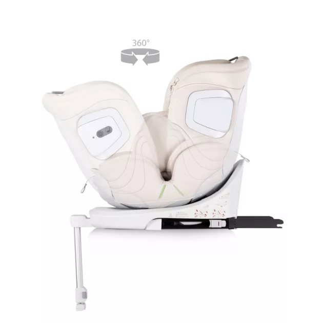 Chipolino Clima Air I-Size autósülés 40-150cm - biscotta