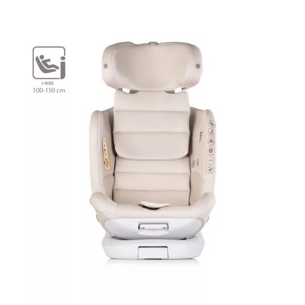 Chipolino Clima Air I-Size autósülés 40-150cm - biscotta