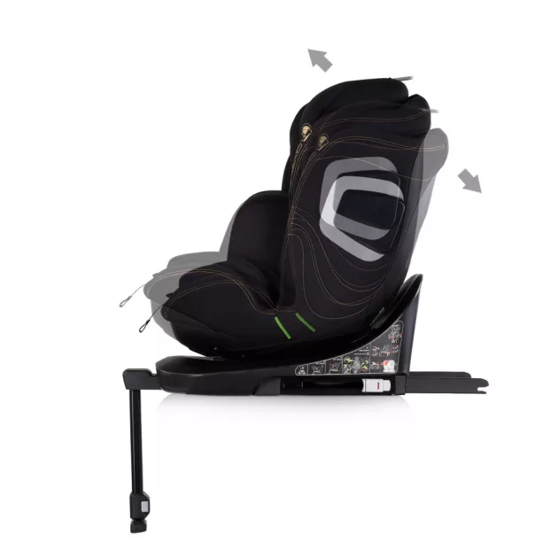 Chipolino Clima Air I-Size autósülés 40-150cm - blackberry