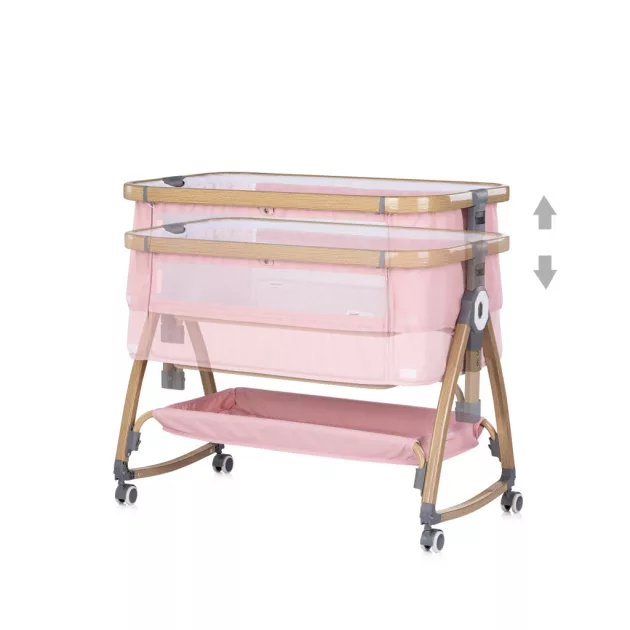 Chipolino Charisma babaöböl - powder pink/wood