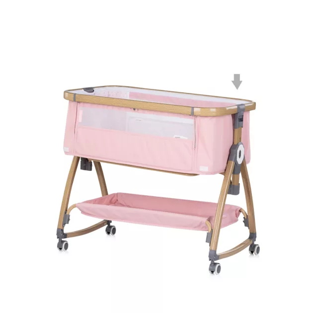 Chipolino Charisma babaöböl - powder pink/wood