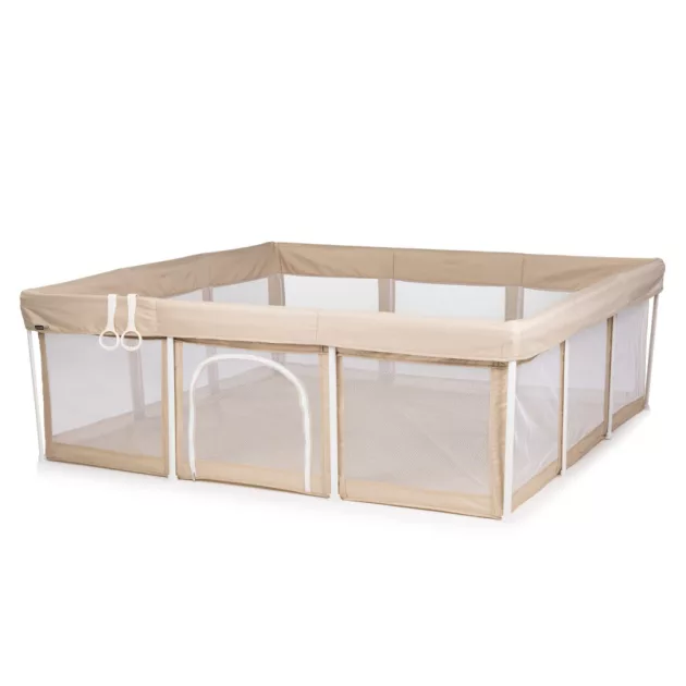 Chipolino Easy babakarám összecsukható 180x180 cm - beige