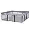 Chipolino Easy babakarám összecsukható 180x180 cm - grey
