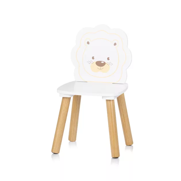 Chipolino Asztalka 2 székkel - hippo and lion