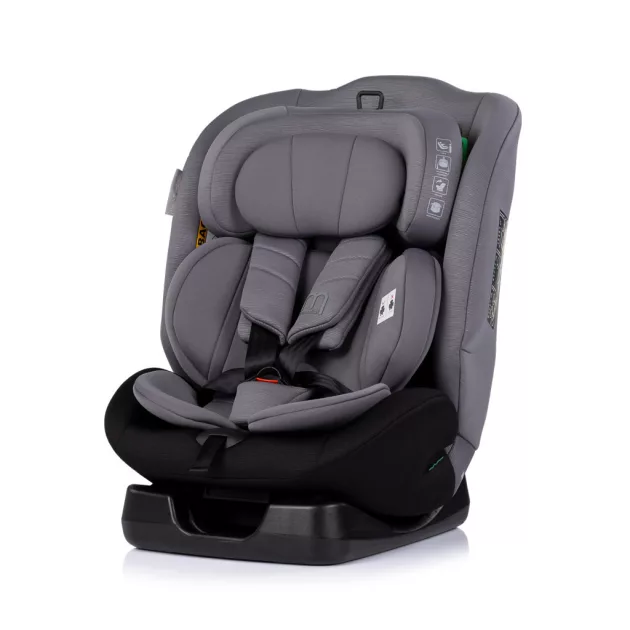 Chipolino Mondial autósülés I-Size 40-150cm - charcoal