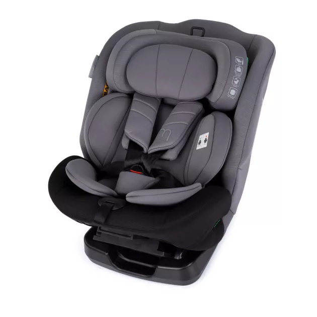 Chipolino Mondial autósülés I-Size 40-150cm - charcoal