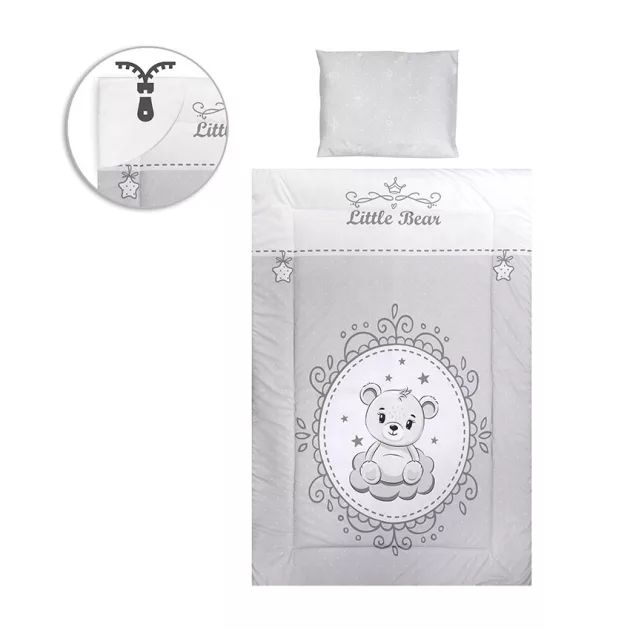 Lorelli 5 részes ágynemű garnitúra - Little Bear GREY