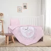 Lorelli 5 részes ágynemű garnitúra - Little Bear Pink