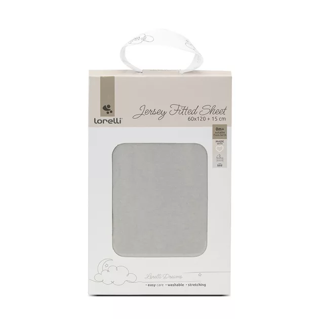 Lorelli gumis lepedő 60x120x15 - GREY