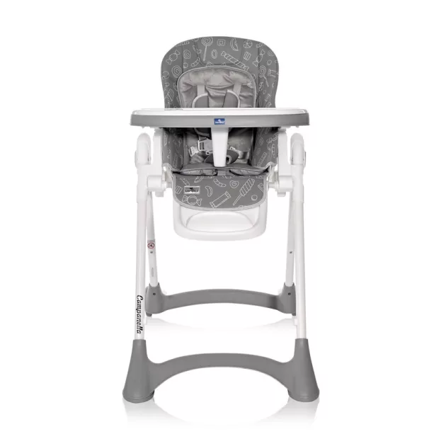 Lorelli Campanella multifunkciós etetőszék - Grey Candy PU Leather