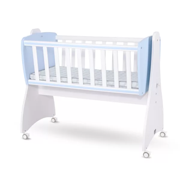 Lorelli First Dreams ringatható bölcső 105x55 - White / Baby Blue