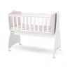 Lorelli First Dreams ringatható bölcső 105x55 - White / Light Oak