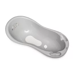   Lorelli Kád 100 kád leeresztő dugóval csúszásgátlóval - Zebra Grey