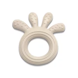 Lorelli Polip természetes szilikon rágóka - Beige
