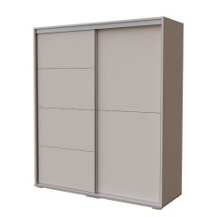   Todi Misty gardróbszekrény 140 cm széles (10 doboz) - Kasmír