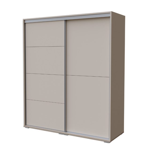 Todi Misty gardróbszekrény 140 cm széles (10 doboz) - Kasmír