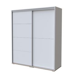   Todi Misty gardróbszekrény 140 cm széles (10 doboz) - Fehér